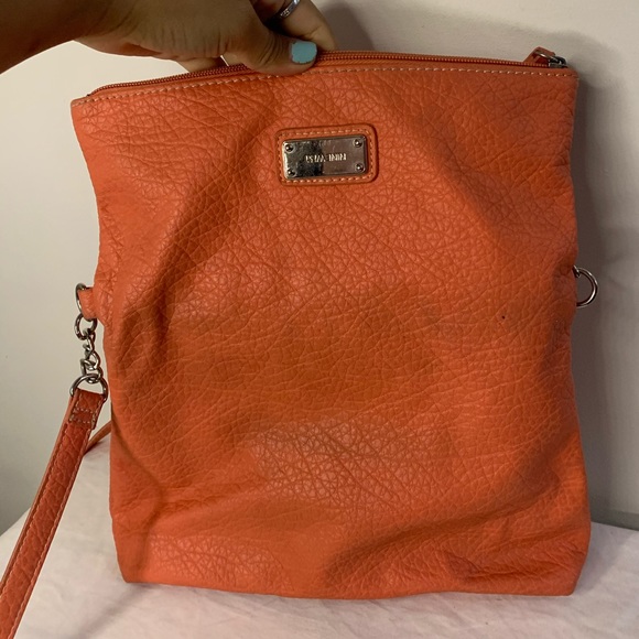 Orange Nine West cross body bag - Picture 2 of 6